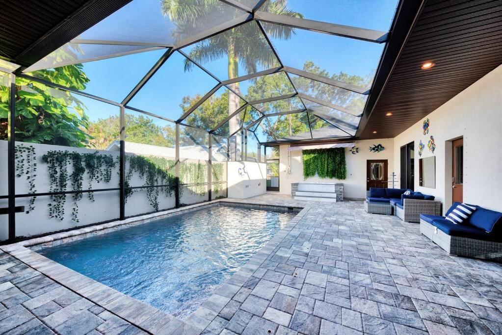 Courtyard Home With Pool, Spa & Sauna Close To Beach & City Center Sarasota Extérieur photo