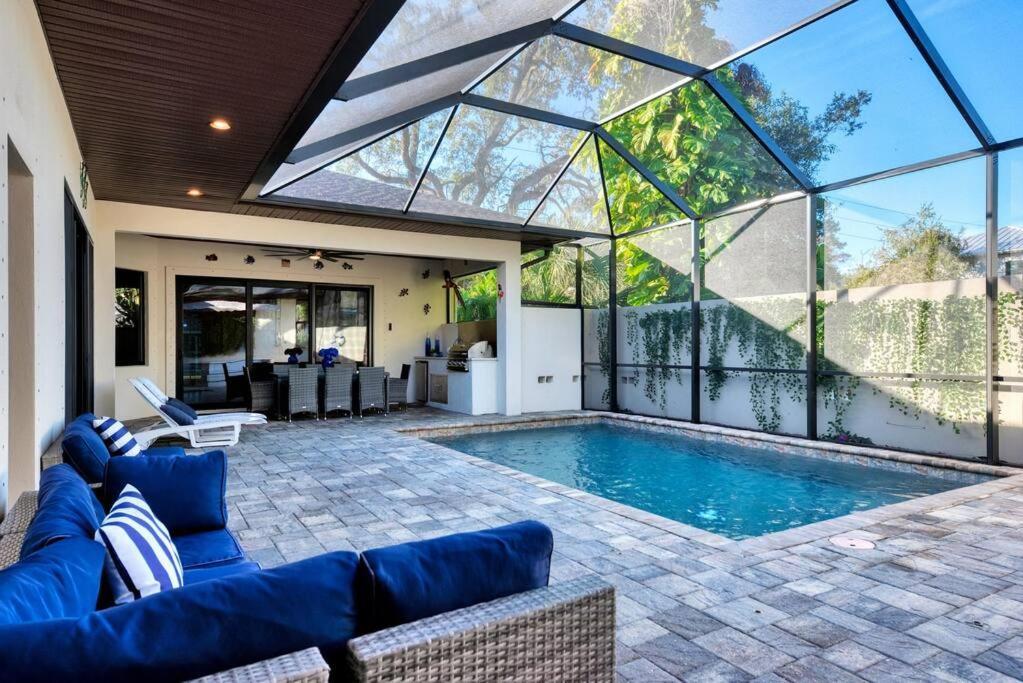 Courtyard Home With Pool, Spa & Sauna Close To Beach & City Center Sarasota Extérieur photo